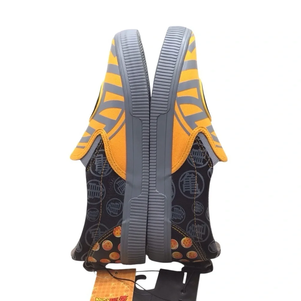 Dragonball Z Men's Slip On Comfort Casual Sneakers, Ground Up Size 8.5